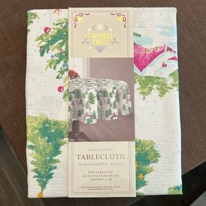 Christmad Round Table Cloth